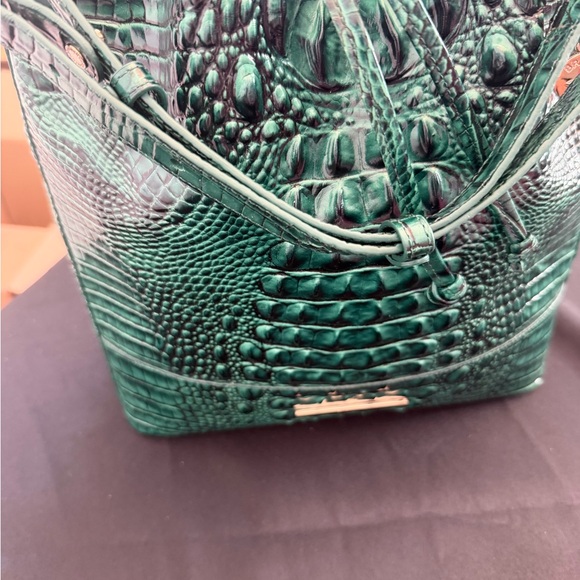 Brahmin Handbags - Brahmin Emerald Melbourne Crocodile-Embossed Shoulder Bag in Marlowe